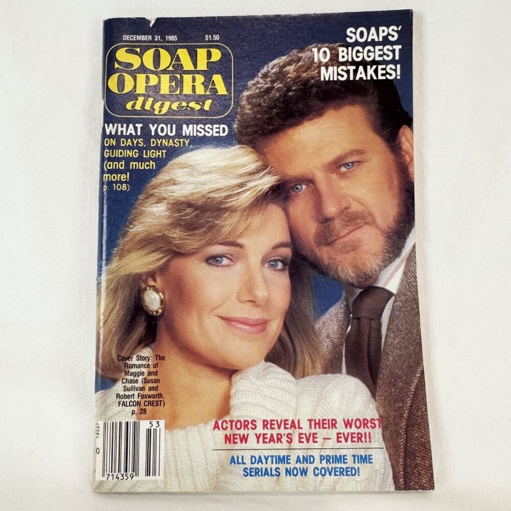 Soap Opera Digest December 31 1985 Shannon Tweed Stephen Nichols Guiding Light